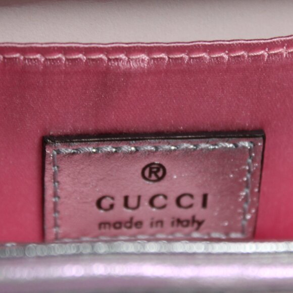 NEW Gucci Horsebit Iridescent Flap 2 Way Chain Leather Strap Shoulder Bag 764339 - Picture 10 of 14